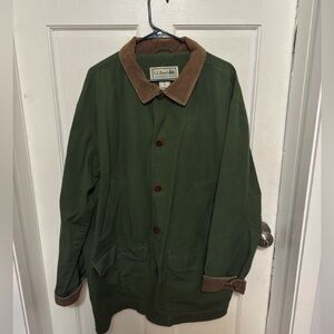 Vintage - Vtg L.L Bean Workers Coat Corduroy Collar Thinsulate Jacket XL